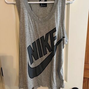 Nike Women's Heather Gray Tank Top